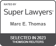 Rated By | Super Lawyers | Mark E. Thomas | Selected In 2023 Thomson Reuters